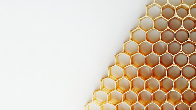 honeycomb isolated on white background
