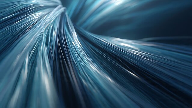 Underwater Data Cable Network Abstract Blue Economy Technology Background