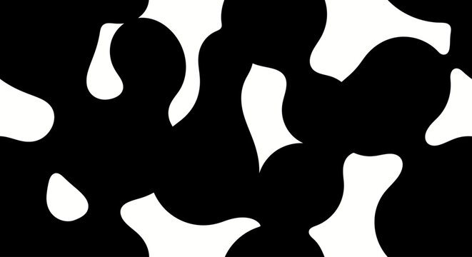 Abstract Organic Blob Seamless Pattern