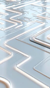 Abstract Fuel Cell Flow Field Plate Network Clean Energy Technology Background