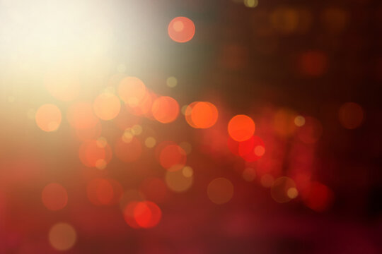 Glowing abstract bokeh lights background