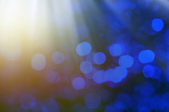 Glowing abstract bokeh lights background