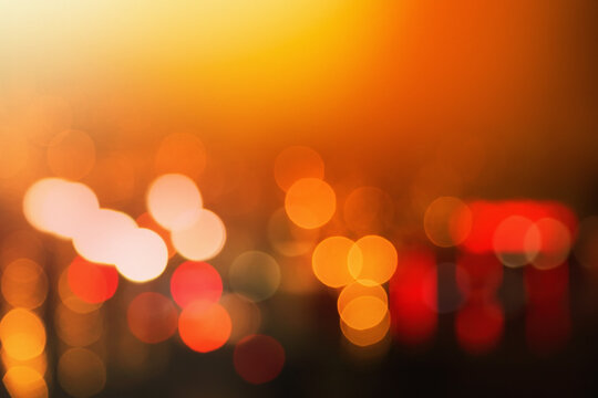 Glowing abstract bokeh lights background