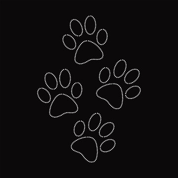 6mm Rhinestone hotfix T shirt and others fashion Design Vector