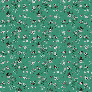 beautiful digital allover pattern textile design digital print