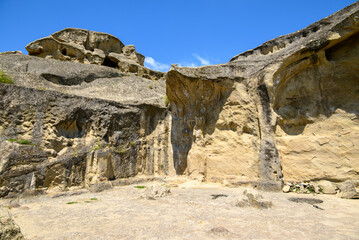 Uplistsikhe cave complex, ancient rock-hewn town and one of the oldest settlements near the town of Gori in eastern Georgia © Mirko