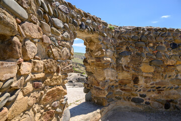 Uplistsikhe cave complex, ancient rock-hewn town and one of the oldest settlements near the town of Gori in eastern Georgia © Mirko