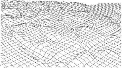 Close-up of crumpled fishing net on white background © John