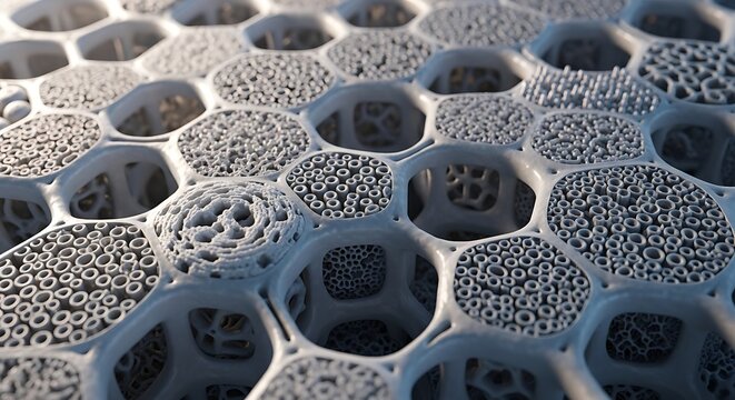 Frozen water droplets on metal surface.