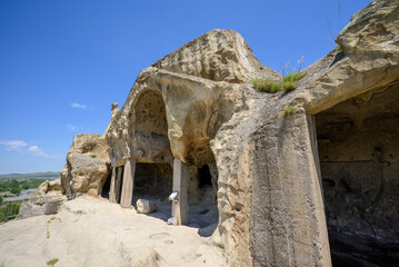 Uplistsikhe cave complex, ancient rock-hewn town and one of the oldest settlements near the town of Gori in eastern Georgia © Mirko