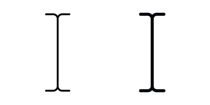 Cursor text icon