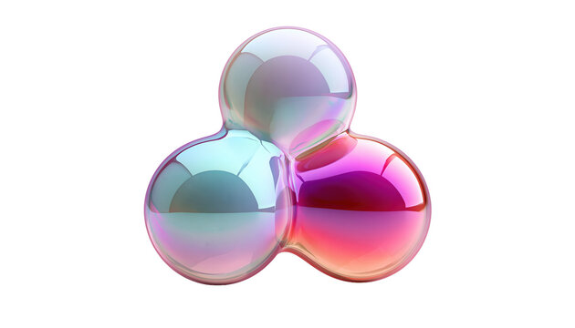 Iridescent fidget spinner toy with rainbow reflective metal look
