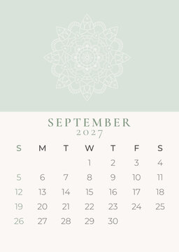 September Calendar" Images – Browse 2,619 Stock Photos, Vectors, and Video | Adobe Stock