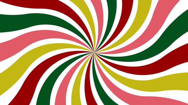 Spiral motion loop animation colorful backdrop video - twirl motion graphic swirl burst	