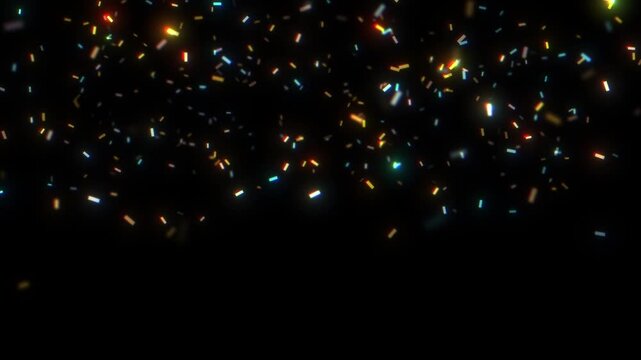 confetti wedding celebration loop background