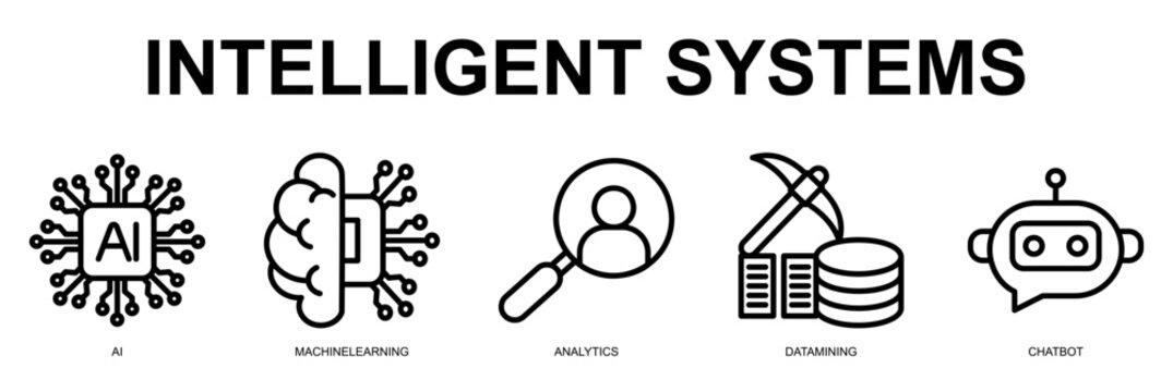 Intelligent Systems Line Icons
