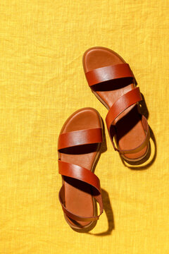 Leather sandals