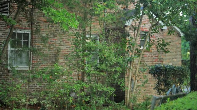 facade of a brick house