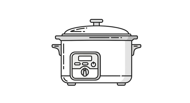 Electric Rice Cooker Kitchen Appliance.