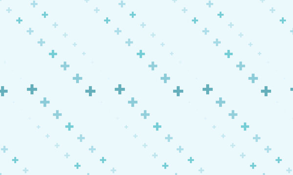 abstract Medical healthcare background with plus sign. Light Blue cross pattern backgrounds