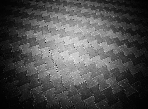 Black & white abstract urban shapes backdrop