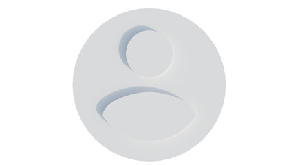 egg  profile portrait  in a white background © Shafaul