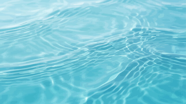 Abstract blue water surface background with soft ripples and liquid texture for spa wellness and summer graphic design projects