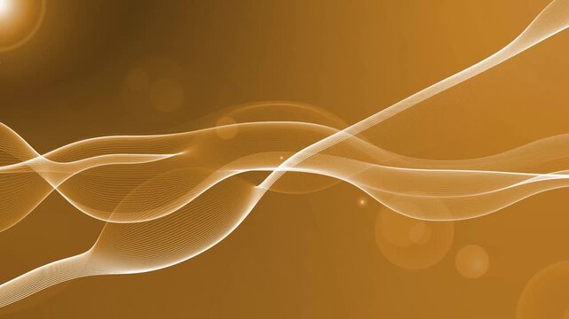 Flowing wave lines abstract background animation