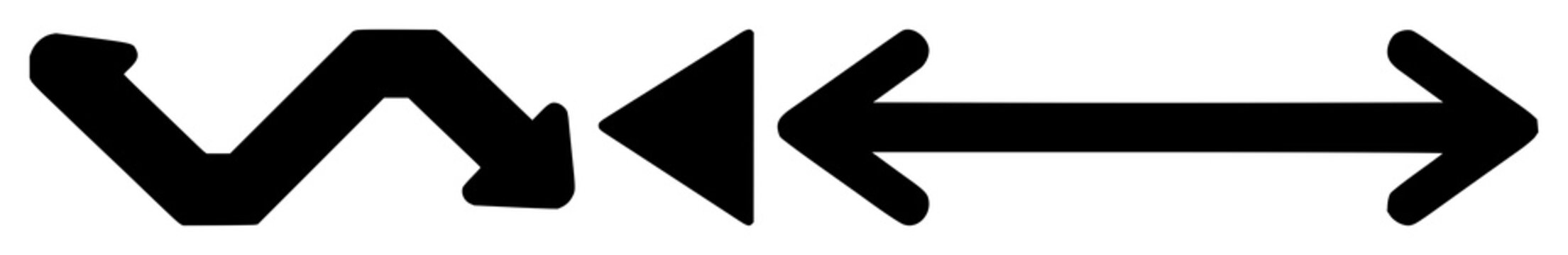 Solid black icon, white background: git branch merge arrow set with simple line art design featuring simple design, minimalist, black and white with illustrations and graphics