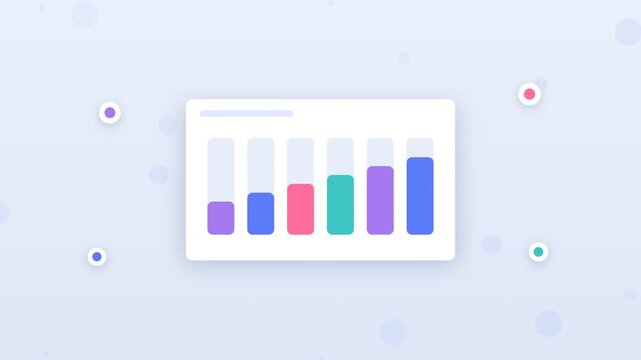 Flat design machine learning dashboard with graphs and accuracy