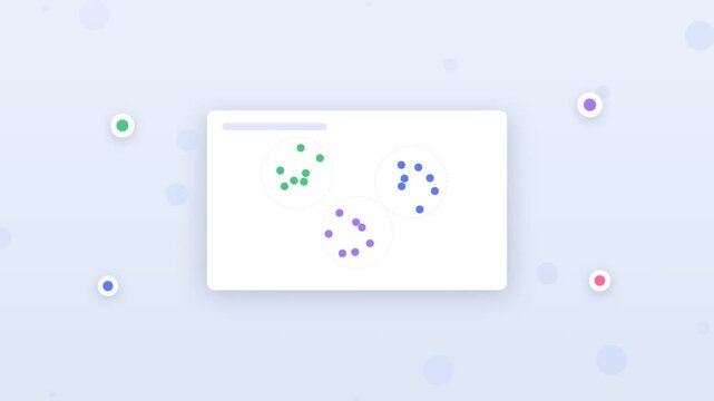 Flat design AI analyzing website traffic with graphs and insights