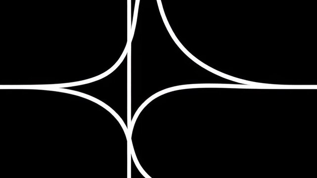 abstract white waveform animation transitioning smoothly