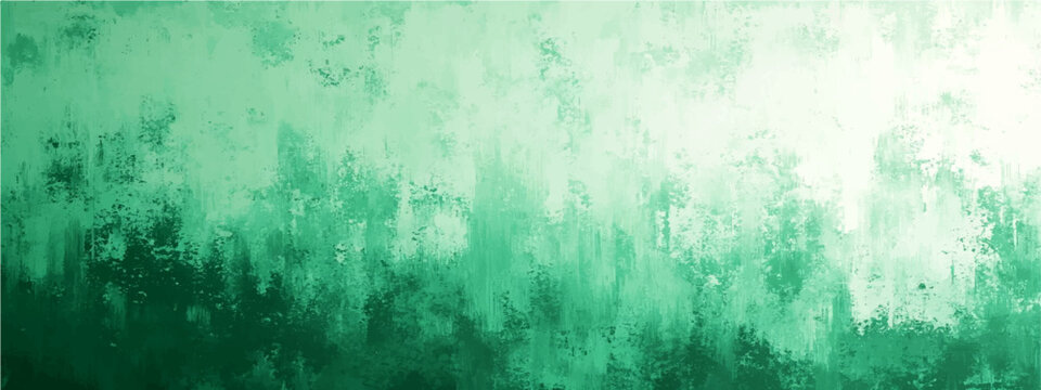 Abstract textured background, predominantly emerald green, with delicate white brushstrokes creating a subtle, atmospheric, and ethereal effect, evokes a sense of calm and serenity.