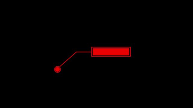 Callout boxes, animations with pointers and dots used to label or highlight information in diagrams, technical drawings, or presentations.