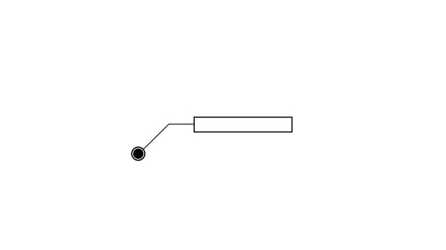 Callout boxes, animations with pointers and dots used to label or highlight information in diagrams, technical drawings, or presentations.