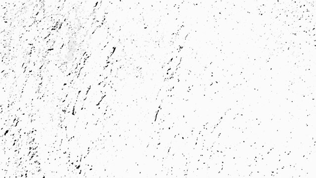 Distress overlay texture with scattered black specks on a white background grainy effect