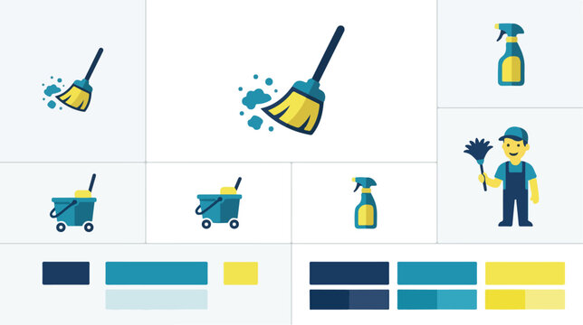Janitorial services logo