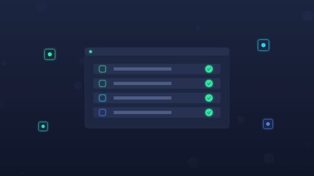 Flat design AI anomaly detection with unusual data spikes dark