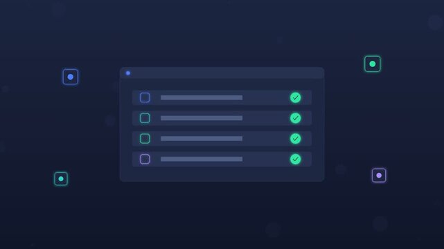 Flat design dark AI incident response workflow with alert and recovery