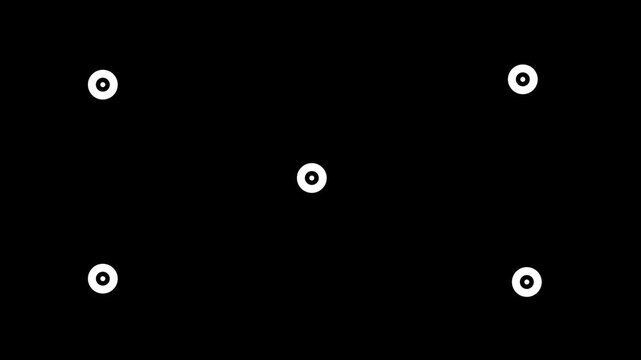 firework explosion 4k animation .Stylish pop up circle rings with animated burst lines and firework glow. black screen video, blust animation, background.