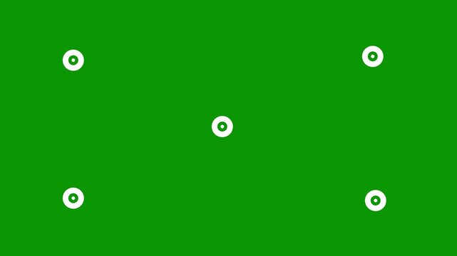 firework explosion 4k animation .Stylish pop up circle rings with animated burst lines and firework glow. green screen video, blust animation, background.