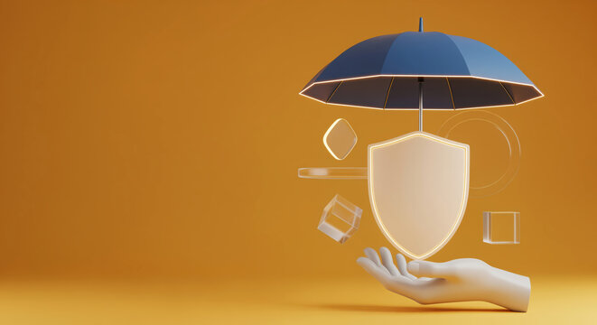 Risk transfer visual for insurance protection and cyber liability coverage, built for insurer service pages, privacy policy explainers and asset defense messaging in finance or security materials
