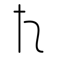 Saturn Astrological Vector Design Symbol © Rahat Ali