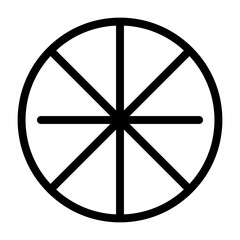 Fototapeta premium Part of Fortune Astrological Vector Design Symbol