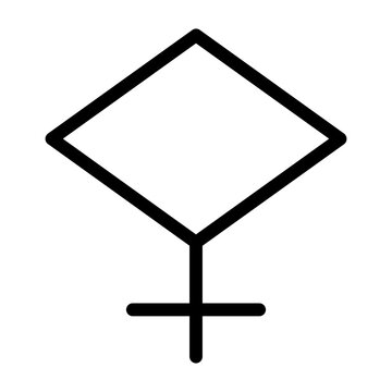 Pallas Athena Astrological Vector Design Symbol