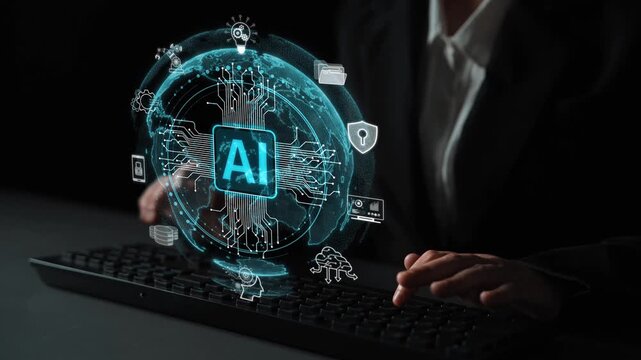 Global AI artificial intelligence transforms AI technology worldwide. Global artificial intelligence connects data, drives AI automation, and artificial intelligence empowers AI innovation. Marrow