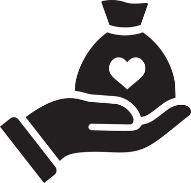 Money Bag Icon on White background. Vector Money bag or stash of money flat icon for apps and websites Money Bag Icon / Vector money bag icon. Dollar Money Icon with Bag. Vector. money bag icon.