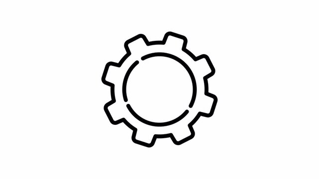 cog icon animation