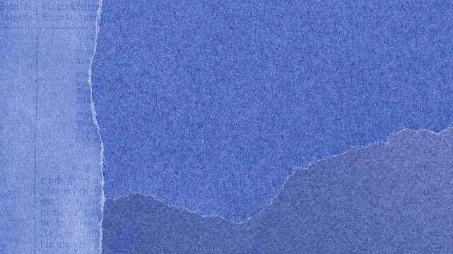 Textured blue torn paper desktop wallpaper