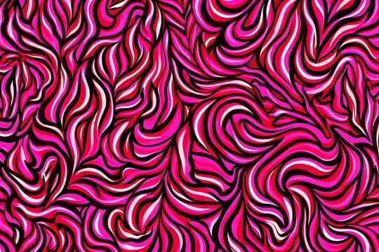 Abstract pink and purple swirl pattern design